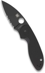 SPYDERCO C216GPSBBK EFFICIENT G10 PLN/SERR BLACK BLADE - Image 2