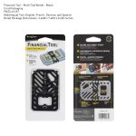 NITE IZE FINANCIAL TOOL MULTI TOOL WALLET BLACK/STAINLESS