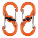 KEYRACK - S-BINER - BLACK STEEL BODY WITH 6 STRONG PLASTIC S-BINERS THAT LOCK - Image 4