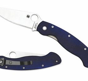 C36GPDBL MILITARY DARK BLUE G-10 PLN EDGE