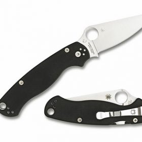 C81GPCMOBK2 PARA MILITARY2 BLACK BLADE CAMO G10 PLAINE EDGE