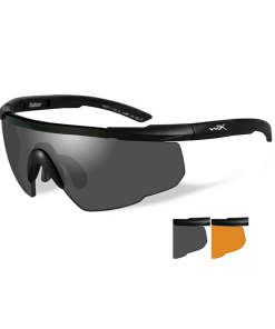 SABER ADV. SMOKE/LIGHT RUST MATTE BLACK FRAME W/BAG