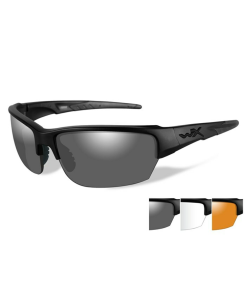 SAINT GREY/CLEAR/LIGHT RUST MATTE BLACK FRAME