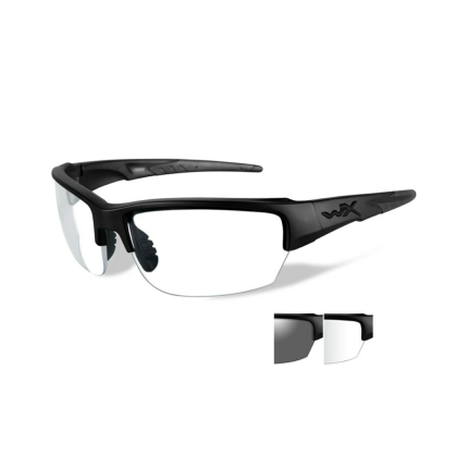 SAINT GREY/CLEAR MATTE BLACK FRAME