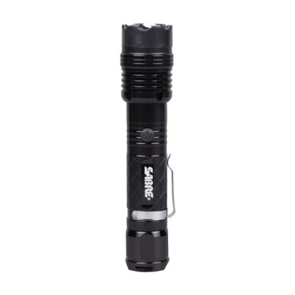 SABRE RED 1.139 uC STUN GUN W/FLASHLIGHT & HOLSTER 023063808