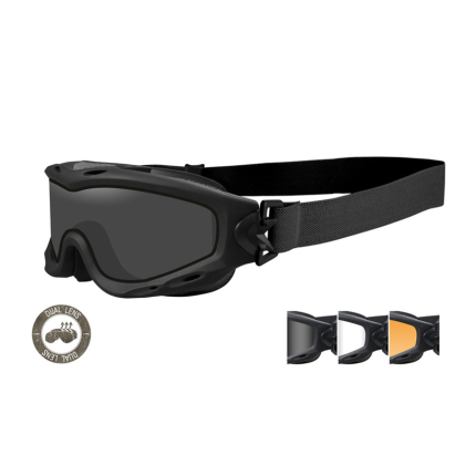 SPEAR DUAL SMOKE/CLEAR/RUST MATTE BLACK FRAME