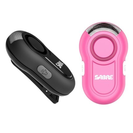 SABRE RED PERSONAL ALARM WITH LED LIGHT - PINK