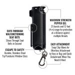 Black SABRE Red Safe Escape 3-in-1 Automotive Tool - Image 2