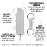 Pepper Spray Black Hardcase in small clam - Image 2