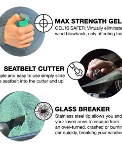 Alternative view of Mint SABRE Red Safe Escape 3-in-1 Automotive Tool