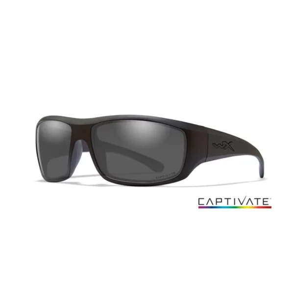 WX OMEGA CAPTIVATE SMOKE GREY MATTE BLACK FRAME