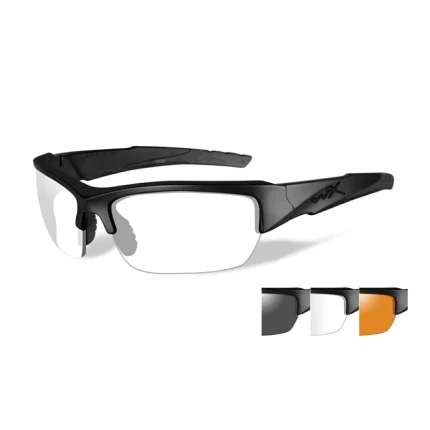 VALOR CLEAR/GREY/LIGHT RUST MATTE BLACK FRAME