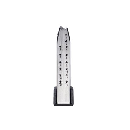 SUB COMPACT SIZE 15 ROUND MAGAZINE WITH FINGER REST