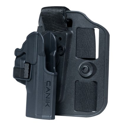 UNIVERSAL SGL. LEG STRAP L1 R./OWB TACTICAL HOLSTER (BLACK)