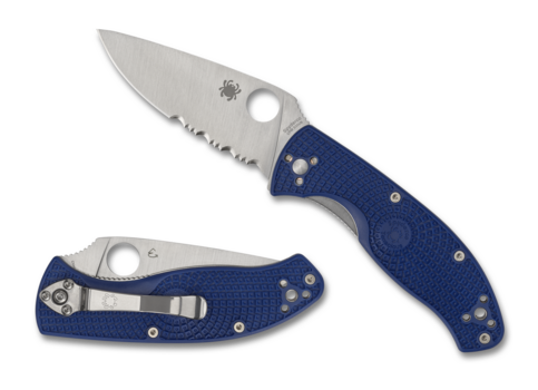 C122PBL SPYDERCO TENACIOUS™ LIGHTWEIGHT BLUE CPM® S35VN PLAIN