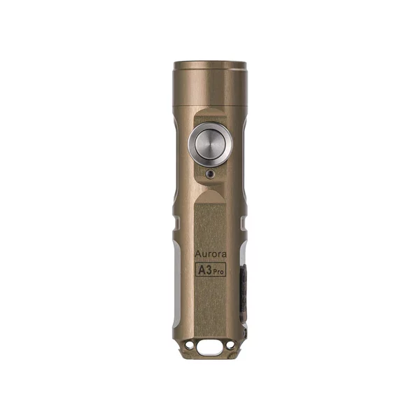 RovyVon - Aurora A3 Pro (G4) 7075 Aluminum Keychain Flashlight - Tan