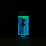 RovyVon -  Angel Eyes E7 GITD Blue Keychain Flashlight - Image 2