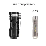 RovyVon - S3 1800 lumens EDC Flashlight - Black - Image 2