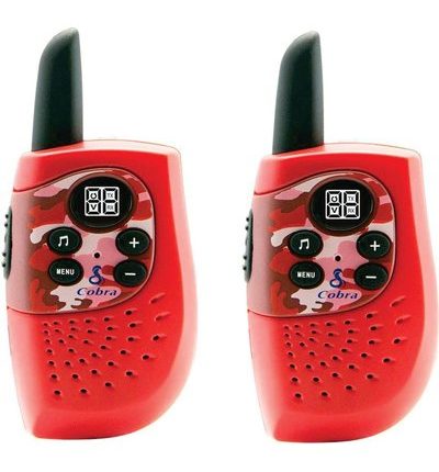 HM230R COBRA KIDS HERO SERIES 2-WAY RADIO - FIRE / RESUCE - RED