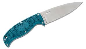 SPYDERCO - FB31PBL2K390 ENUFF 2 w/ SHEATH BLUE PLN LEAF K390