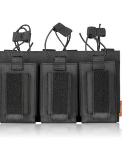 Tacbull - Triple Magazine Pouch for M4/ M14/ M16/ AK/ AR Rifle Magazines and 9mm/ .40 S&W/ .45 ACP Pistol Magazines