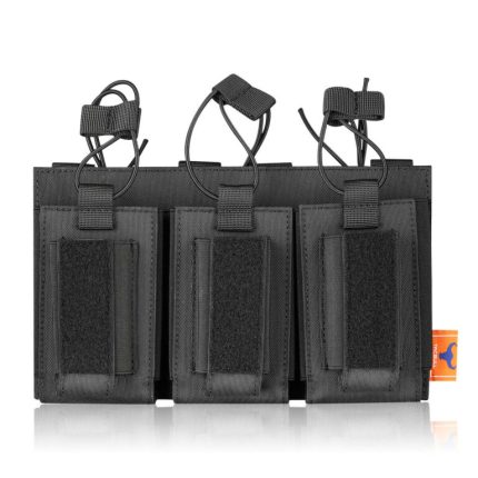 Tacbull - Triple Magazine Pouch for M4/ M14/ M16/ AK/ AR Rifle Magazines and 9mm/ .40 S&W/ .45 ACP Pistol Magazines