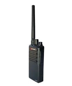 Zartek  ZA-720 two- way radio, UHF handheld transceiver, 2 pin side jack, USB charging port (incl radio, detachableantenna, desktop cradle charger, Battery, belt clip)