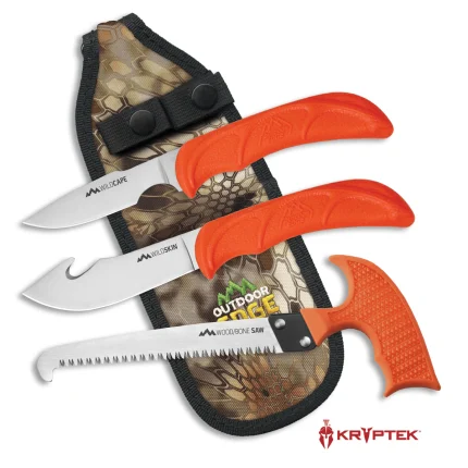OUTDOOR EDGE WILDGUIDE SKIN,CAPE&SAW KIT