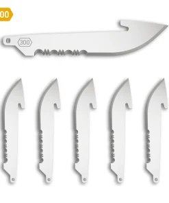 OUTDOOR EDGE 3" SERRATED BLADES 6 PK
