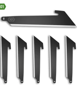 OUTDOOR EDGE 3"UTILITY BLADES 6 PK BLK