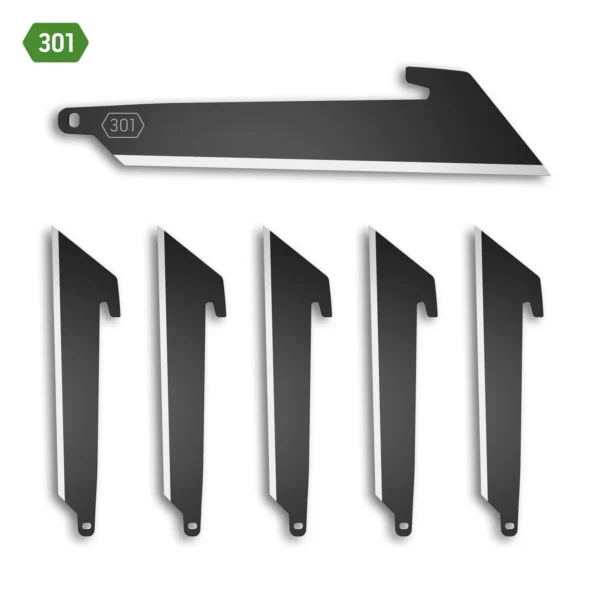 OUTDOOR EDGE 3"UTILITY BLADES 6 PK BLK