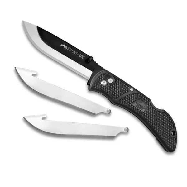 OUTDOOR EDGE RAZOR ONYX-3 BLADES BLACK