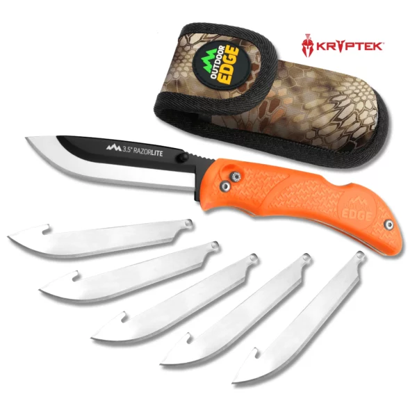 OUTDOOR EDGE RAZOR BLAZE ORANGE(CLAM)