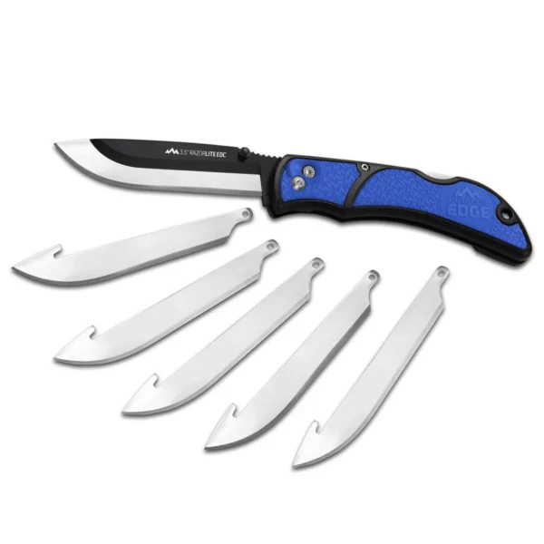 OUTDOOR EDGE RAZORLITE EDC-6 BLADES BLUE