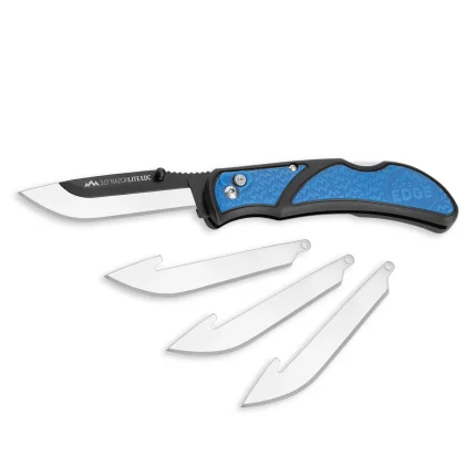 OUTDOOR EDGE RAZORLITE EDC-4 BLADE BLUE