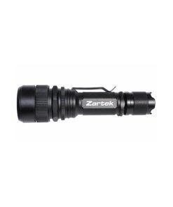 Zartek LED Aluminium torch, 100 Lumen, Zoom, 1 AA battery included