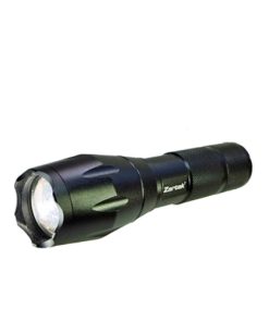Zartek LED Flashlight, 6W, 500 lm, Heavy- duty Aluminium, uses 3 x AAA batteries (incl)