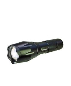 Zartek Bright Flashlight, LED, 600 Lm, 6W,
Aluminium, Zoom, USB
Rechargeable, 18650 battery 1800mAH, mains plug in charger,
tactical back switch