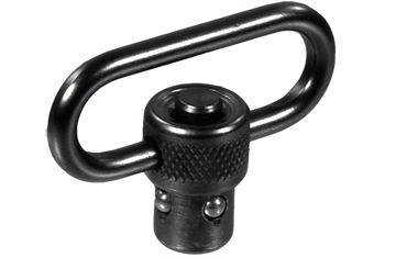 UTG STD PUSH BUTTON QD 1.25 SWIVEL LOOP