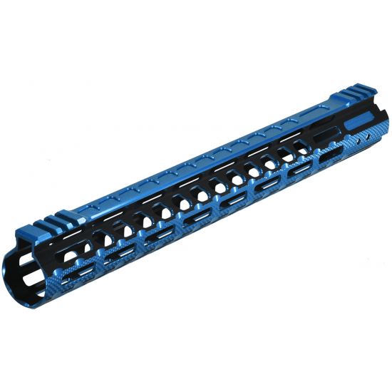 UTG AR15 15 M-LOK F/F H/GUARD BLU/BLK