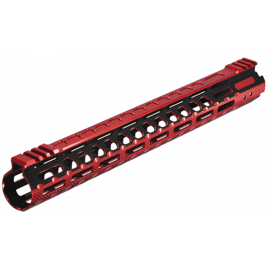 UTG AR15 15 M-LOK F/F H/GUARD RED/BLK