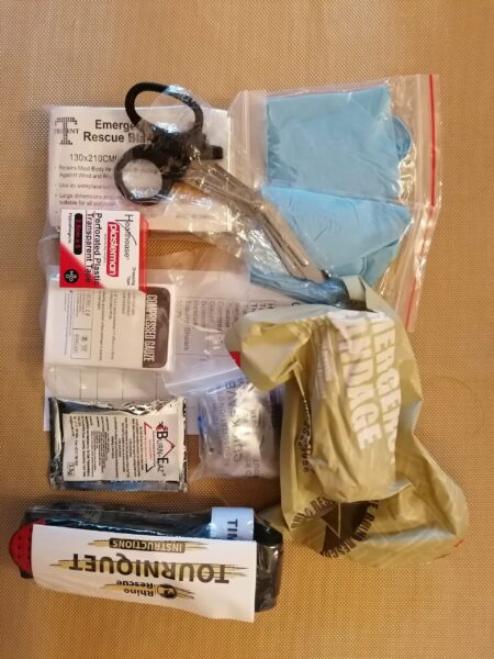 First Line Medical Basic Stop The Bleed IFAK 1 Rhino Rescue Metal Tourniquet