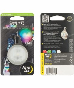 SPOTLIT XL RECHARGEABLE CARABINER LIGHT DISC-O-SELECT