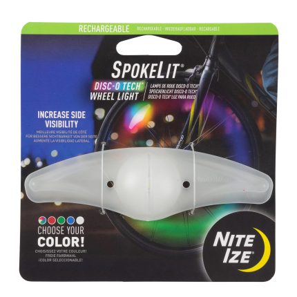 SPOKELIT® RECHARGEABLE WHEEL LIGHT - DISC-O TECH™