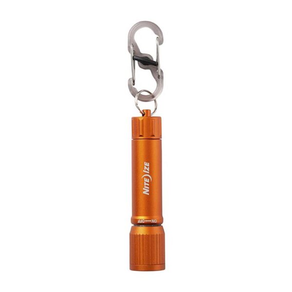 RADIANT KEY CHAIN FLASHLIGHT - ORANGE **DISC**
