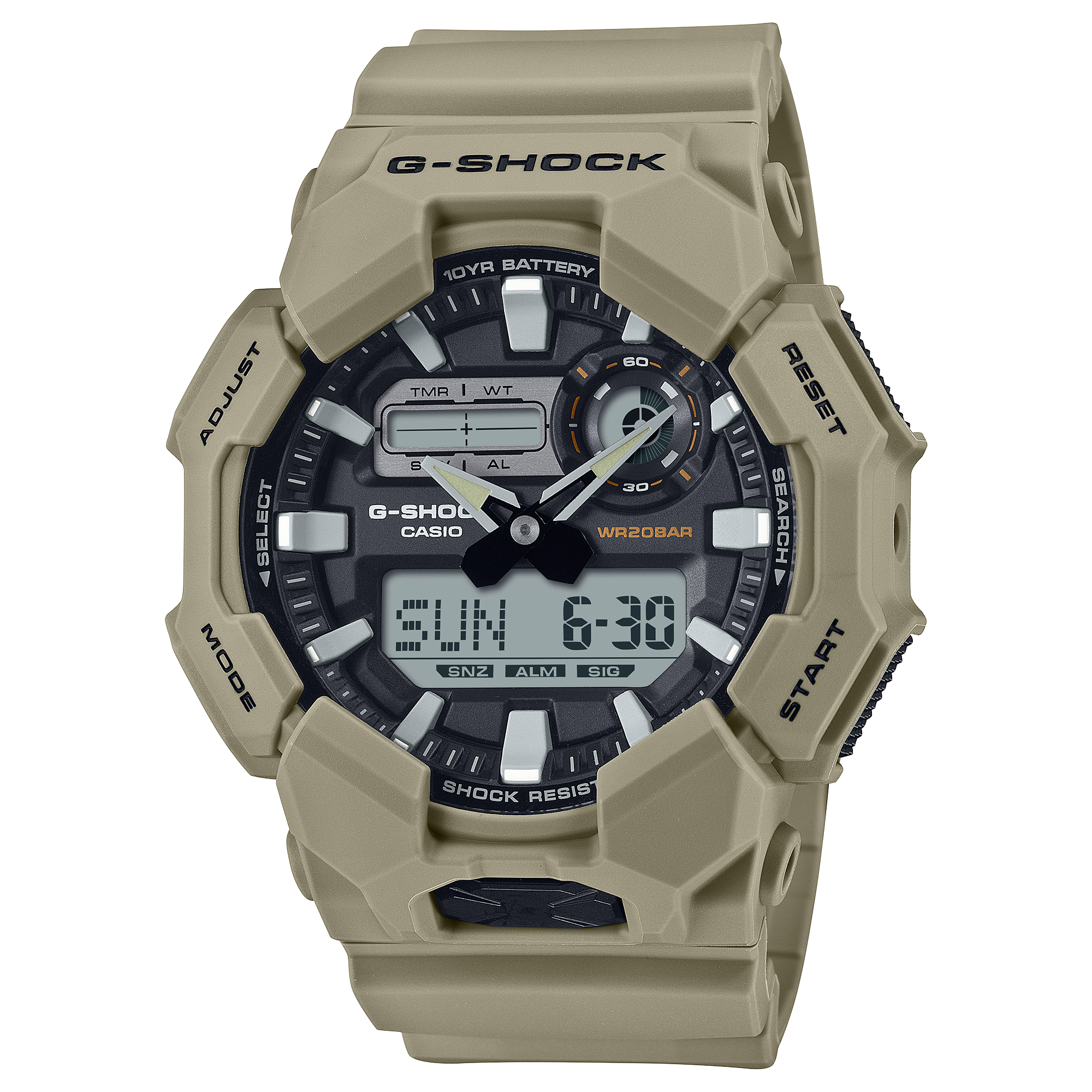 Casio G-Shock Men's 200m Water-Resistant Watch - GA-010-5ADR