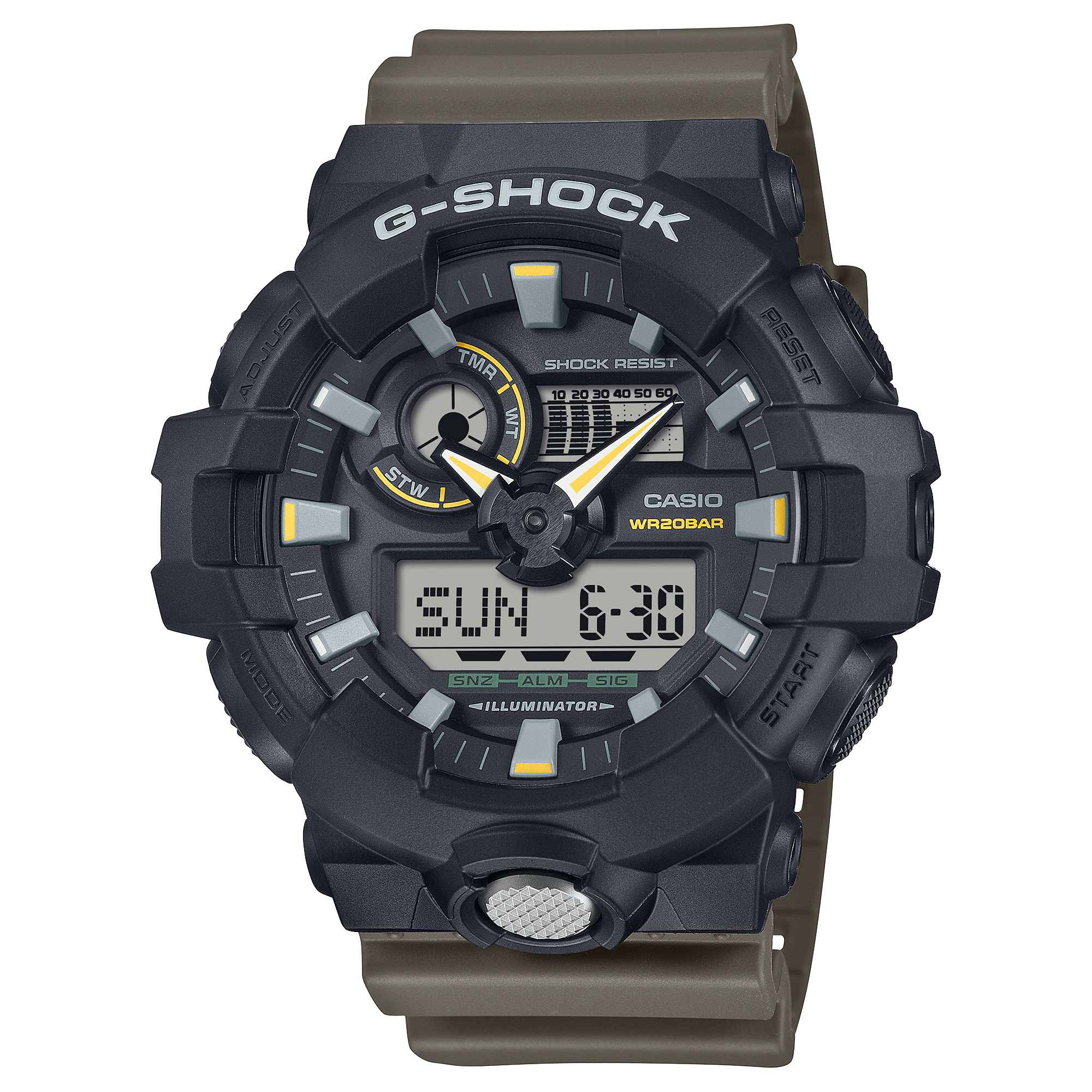 Casio G-Shock Men's 200m Water-Resistant Watch - GA-710TU-1A3DR