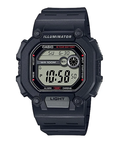 caiso-w-737h-1avdf Casio Standard Collection Mens 50m - W-737H-1AVDF - Image 1