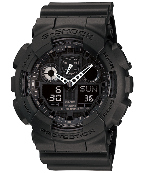 Casio G-Shock Men's 200m Water-Resistant Watch - GA-100-1A1DR