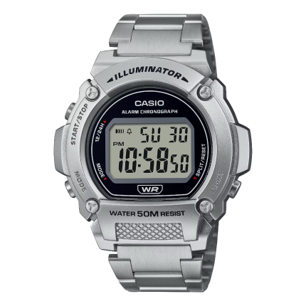 Casio Standard  Collection Mens 50m - W-219HD-1AVDF